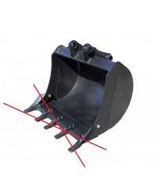 Łyżka 80cm pasująca do JCB 3CX 4CX / 8055 806 8065 8080 8085 86C-1 - Lemiesz HB400